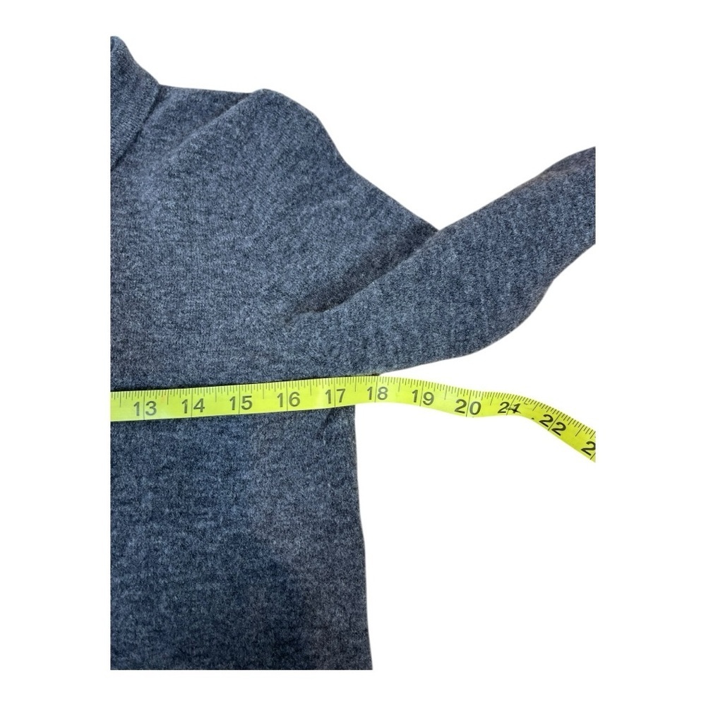 Banana Republic Wool Blend Sweater Collared Knit Top Gray Size Medium - Picture 7 of 8